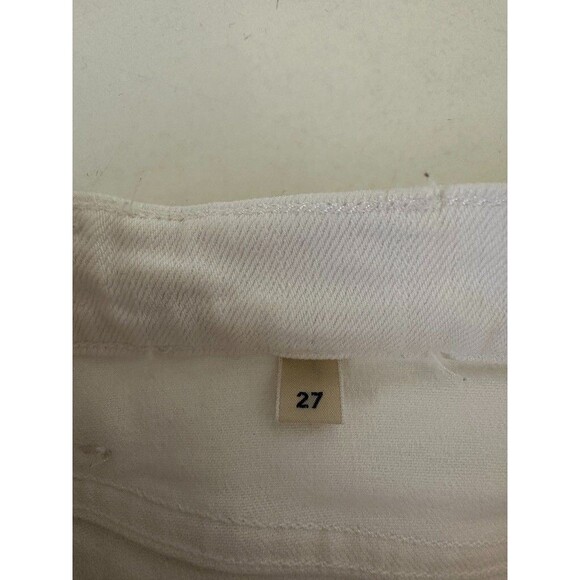 Citizens of Humanity Drew Crop Flare White Jeans Distressed Americana Women's 27 - Picture 11 of 13